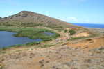 023. Rano Raraku, het kratermeer