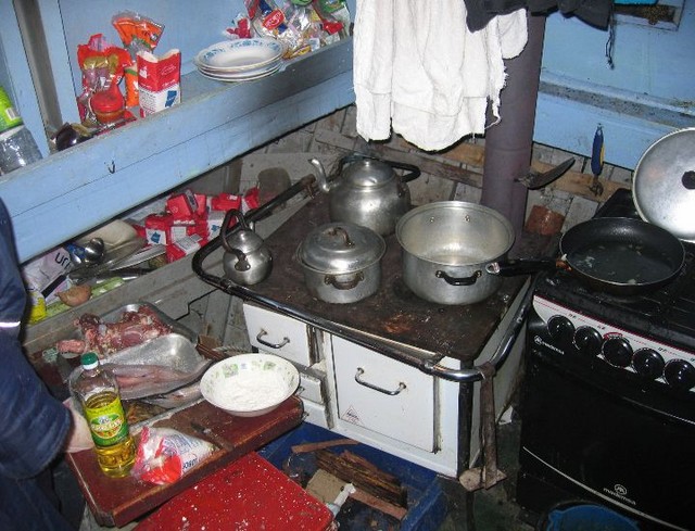 De keuken aan boord