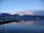 Eenzame pier in Ushuaia
