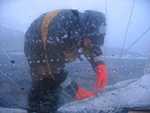 Alles goed vast, sneeuwstorm
