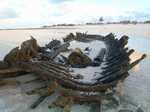 014. Houten wrak