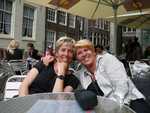 Terras Amsterdam met Suzanne