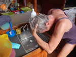 002. Haren wassen